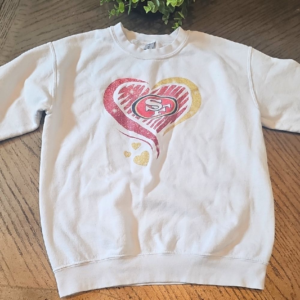 49ers womens sweater size S
